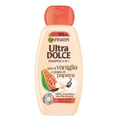 Garnier Ultra Dolce Vanillemilch & Papayamark Shampoo 2in1 300 ml