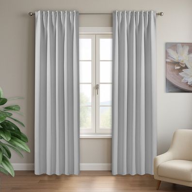 Verdunkelungsgardine Blacky 245 x 140cm Verdunkelungsvorhang Verdunkelungsschal