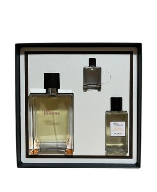 Hermès Terre d'Hermès Geschenkset Eau de Toilette 100ml + Eau de Toilette 5 ml + Dusc