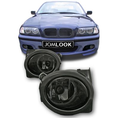 Nebelscheinwerfer passend für BMW E46 E39 rund Klar/smoke