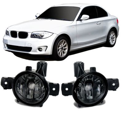 Nebelscheinwerfer passend für BMW E70 E81 E82 inkl. Leuchtmittel, Klarglas smoke