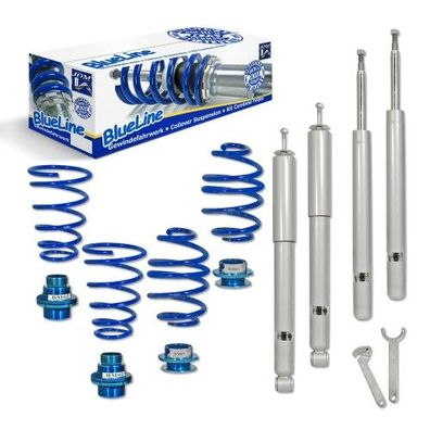 Jom Blue Line Gewindefahrwerk für BMW E30 Cabrio 51 mm 86-93