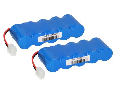 2x Akku für Somfy Roll-Lift D14 K8 K10 K12 6V 2000mAh Ni-Mh