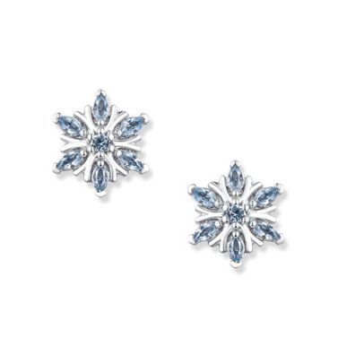 Ohrstecker - Silber 925 - Frosty Schneeflocken