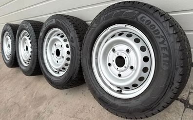 4x Ford Transit Custom Stahlfelgen 15 Zoll Winterräder KBA43737 DOT22 TOP