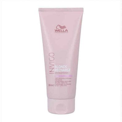 Wella Invigo Blonde Recharge Conditioner Highlighted Cool Blonde Or Silver Hair 200ml