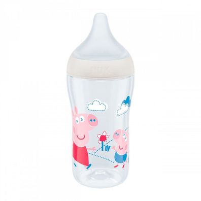 NUK Perfect Match Peppa Pig PP Flasche 260ml, weiß