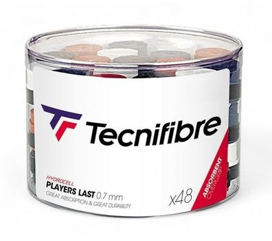 Tecnifibre Hydrocel Players Last 0,7 mm Overgrip 48 Pack