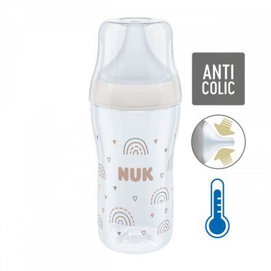 NUK Perfect Match Temperature Control 230 ml Glas-Babyflasche