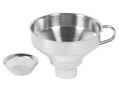 Küchenprofi Trichter Edelstahl mit Sieb 9cm Ø13cm