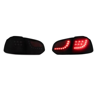 Rückleuchten passend für VW Golf 6 08-12 LED Schwarz mit SQL Dynamik-LED-Blinker