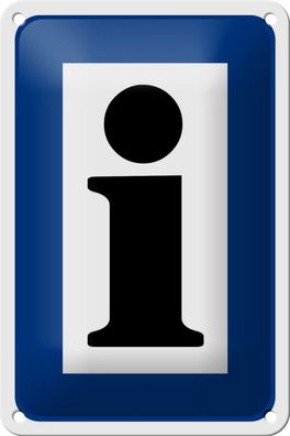 Blechschild Information Touristeninformation, 3 verschied Größen Blechschilder
