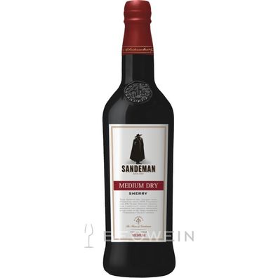 Sandeman Medium Dry Sherry 0,75 l - halbtrocken