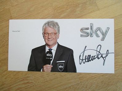 Sky Fernsehmoderator Marcel Reif - handsigniertes Autogramm!!!