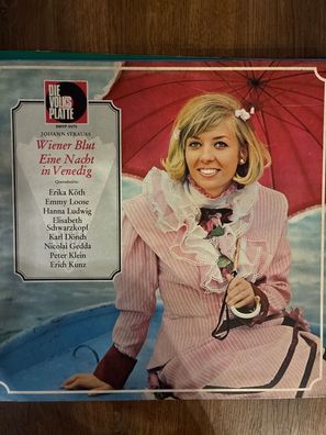 SMVP 6075 Strauss Wiener Blut / Eine Nacht In Venedig Philharmonia Ackermann LP