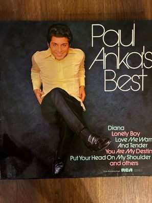 Paul Anka - Paul Anka's Best - RCA International (Camden) - SER 3017-N (63 116)
