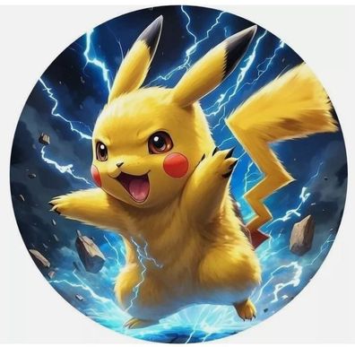 Pokemon Essbar Pikachu Pokeball Zuckermasse Tortenbild Tortenaufleger + 4 Muffin p21