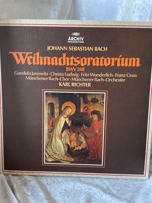 Bach: Weihnachts-Oratorium, BWV 248 [Vinyl Schallplatte] [3 LP Box-Set]