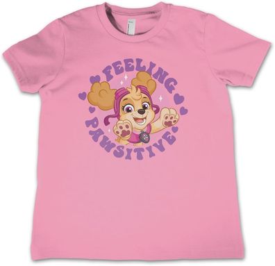 Paw Patrol Kinder T-Shirt Feeling Pawsitive Kids Tee NIC-12-PP010-DTF541