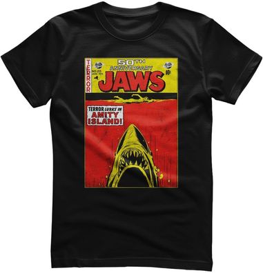 Jaws 50th Anniversary T-Shirt UV-1-JAWS016
