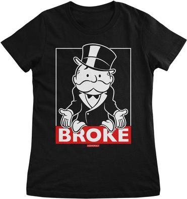 Monopoly Damen T-Shirt Mr BROKE Girly Tee HSB-5-MOPO003-H91-4