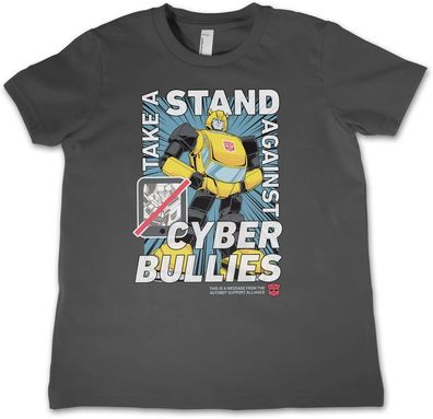 Transformers Kinder T-Shirt Take A Stand Against Cyber Bullies Kids Tee