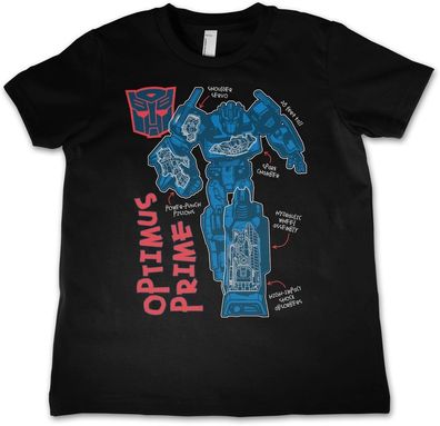 Transformers Kinder T-Shirt Optimus Prime Kids Tee HSB-12-TF1202-DTF556