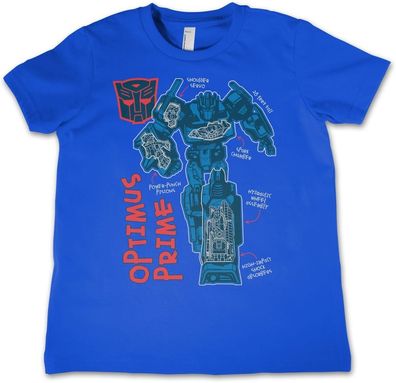 Transformers Kinder T-Shirt Optimus Prime Kids Tee HSB-12-TF1202-DTF556
