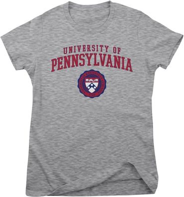 University of Pennsylvania Damen T-Shirt Girly Tee PA-5-PENU001-Penn01