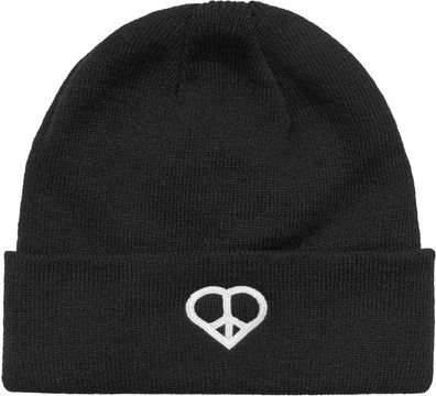 Miss Tee Mütze Peace Sign Heavy Knit Beanie MST292