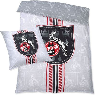 1. FC Köln Bettwäsche Leuchtend Logo &amp; Stadtwappen 4030238