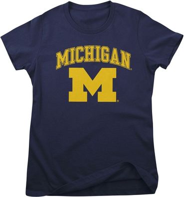 University of Michigan Damen T-Shirt Girly Tee PA-5-MICH001-Mich03
