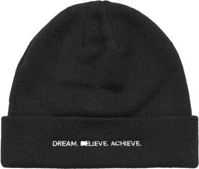 Mister Tee Mütze Dream Believe Achieve Heavy Knit Beanie MT3841