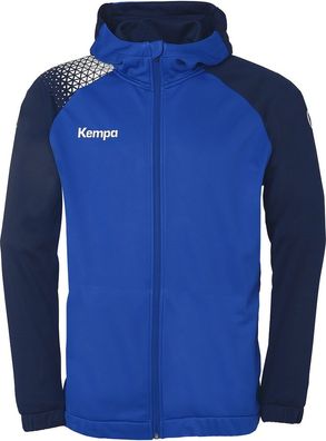 Kempa Kinder Trainingsjacke Ambition 28 Kapuzenjacke 2005149 Royal/Marine-152