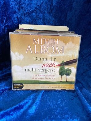 Damit ihr mich nicht vergesst: Die wahre Geschichte eines letzten Wunsches. 4 CD