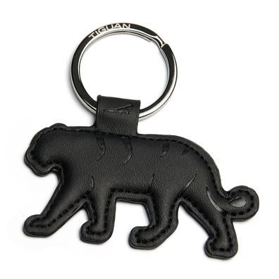 Original VW Schlüsselanhänger Tiguan Keyring Tiger Anhänger schwarz 571087010
