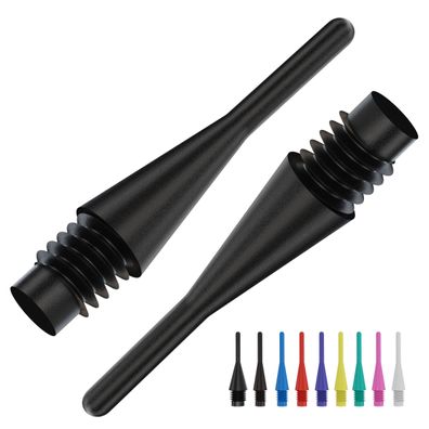 BULL'S Longlife Long 6mm(2BA)& 8mm(1/4BSF) / 6 Stck / 100/weiß