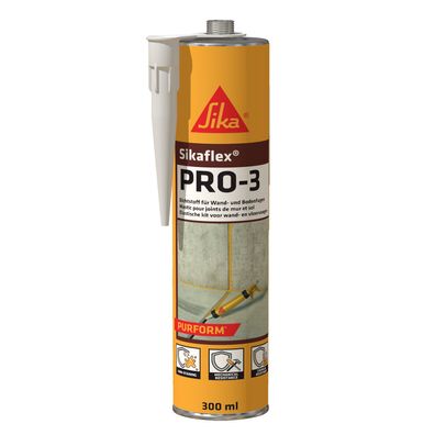 AKTION - Sikaflex PRO-3 Purform betongrau 300ml Fugendichtstoff auf PU-Basis MHD: