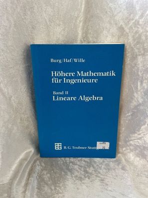 Höhere Mathematik fér Ingenieure, 5 Bde., Bd.2, Lineare Algebra (Teubner-Ingenie