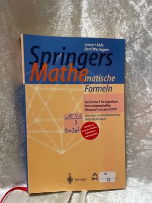 Springers Mathematische Formeln: Taschenbuch fér Ingenieure, Naturwissenschaftle