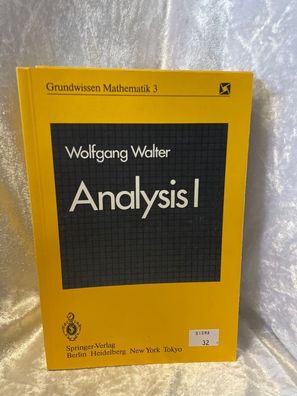 Analysis I (Grundwissen Mathematik, 3)