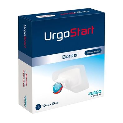 UrgoSTART Border Schaumstoffwundverband 15 x 15 cm 10 Stück
