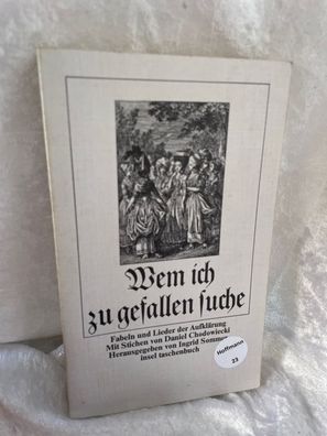 Wem ich zu gefallen suche : Fabeln u. Lieder d. Aufklärung