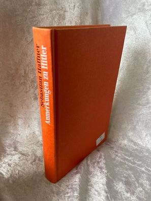 Haffner Anmerkungen zu Hitler, Bertelsmann, 204 Seiten