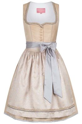 Krüger Dirndl Millefoglie 60cm Länge beige