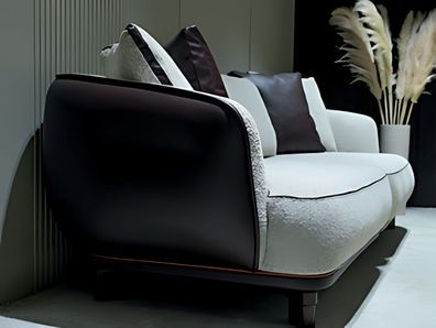 Dreisitzer Sofa Wohnlandschaft Couch Modern Elegant Zeitlos