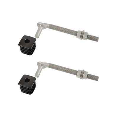 Locinox GBM16 Polyamid Torbandset fér Gartentore bis 75 kg (2 x Torband + 2 x Polyami