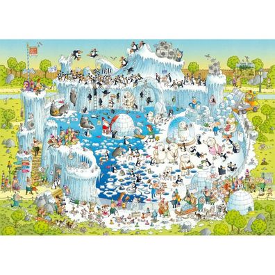 HEYE Puzzle Green Zoo: Polarexposition 1000 Teile