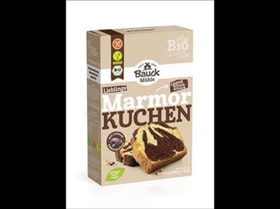 Bauck Mühle 6x Marmorkuchen glutenfrei Bio 415g