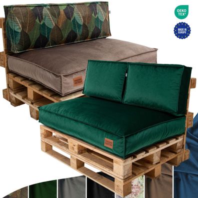 GoldenGroup Velours Palettenkissen - elegant & komfortabel für Innenräume